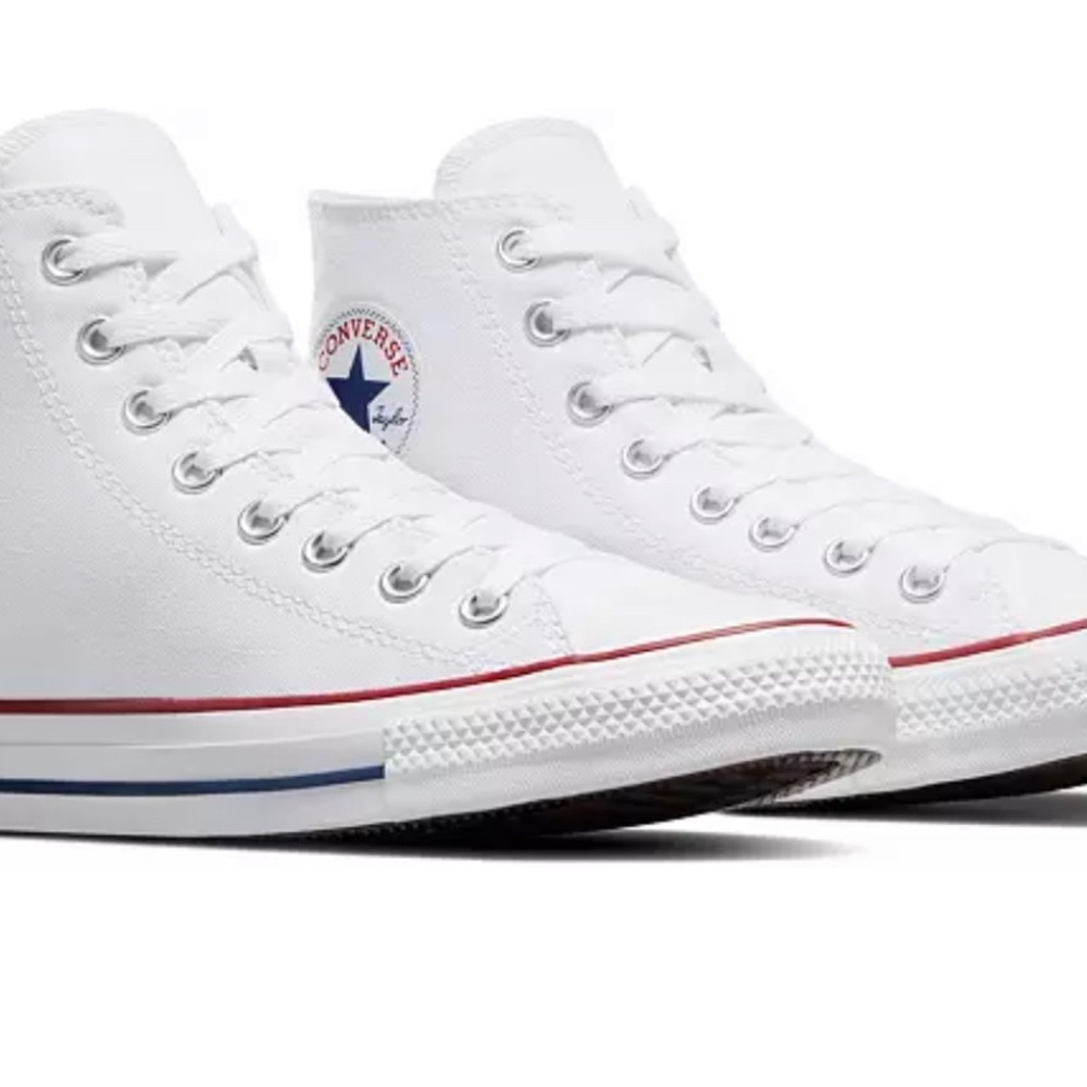 20). Converse All Star Classic Hi Top Sneakers White